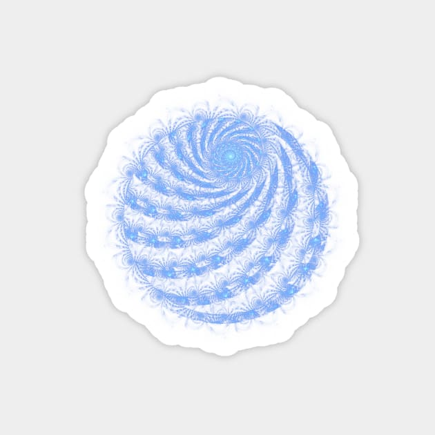Blue Spirals Sticker by astrellonart